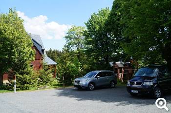 Parkplätze direkt am Haus